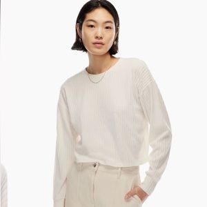 Aritzia Wilfred Rudko cropped long sleeve top